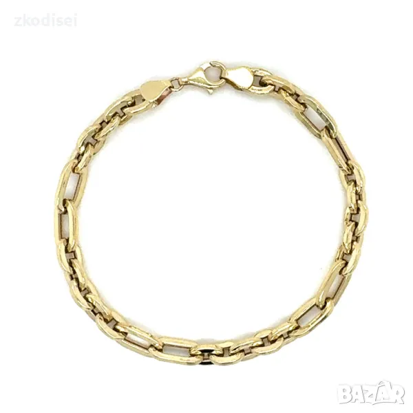 Златна мъжка гривна 5,54гр. 19см. 14кр. проба:585 модел:26603-3, снимка 1