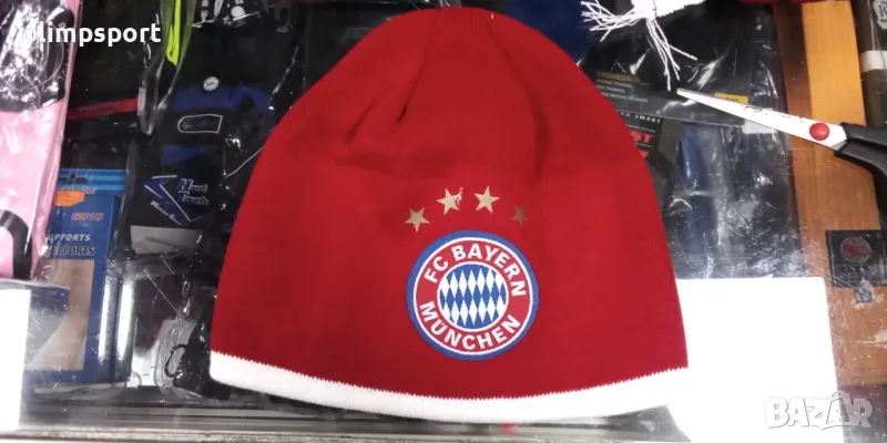 зимна плетена шапка Байерн Мюнхен нова   универсален размер, снимка 1