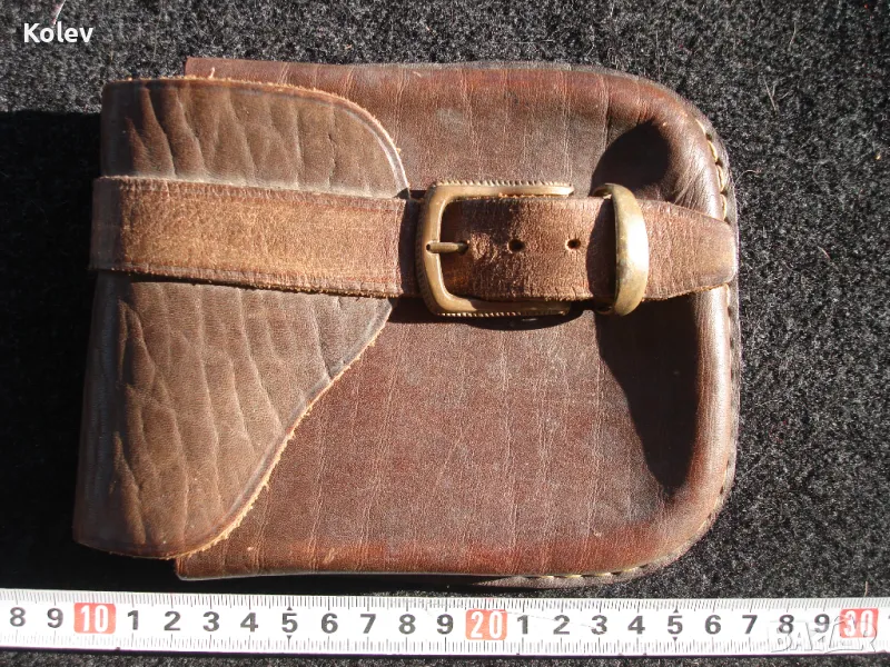 Кожена чантичка за колан за смартфон, снимка 1