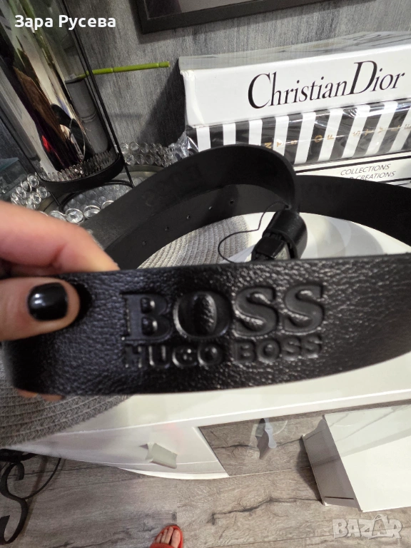 Hugo Boss ест.кожа мъжки колан, снимка 1