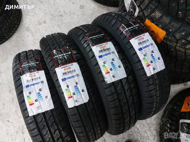 4 бр.нови летни гуми Prestivo 155 8 13 dot0222 Цената е за брой!, снимка 1