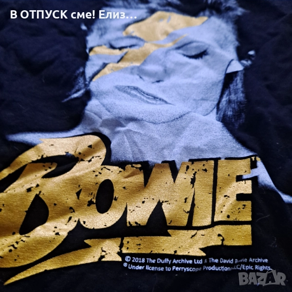 Тениска David Bowie лицензна, снимка 1