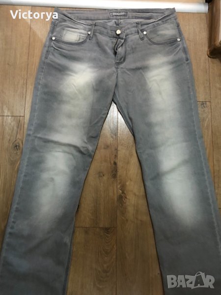 Дамски сиви дънки, снимка 1