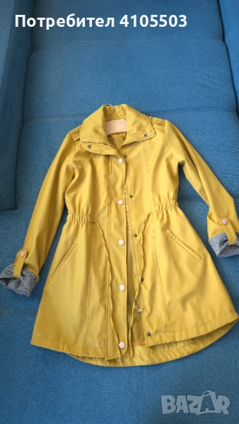 Палто цвят горчица, снимка 1