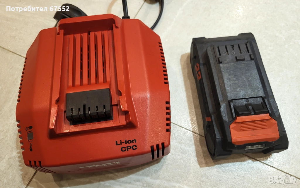 Батерия Hilti Nuron и зарядно CPC. Цените са крайни!, снимка 1