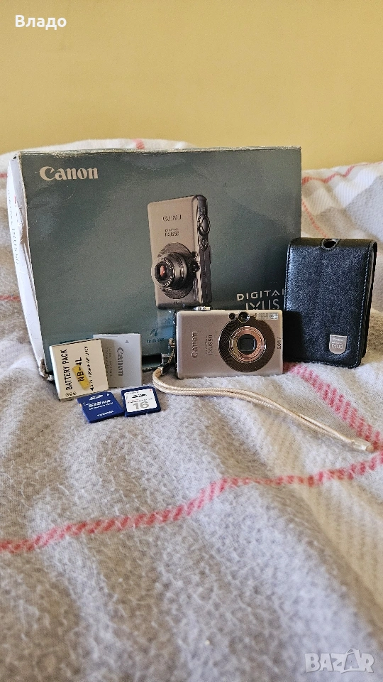 КАТО НОВ Дигитален фотоапарат Canon ixus 50 Made in Japan, снимка 1