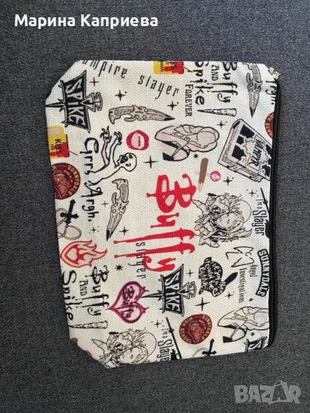 Нов текстилен тематичен несесер на Бъфи убийцата на вампири, снимка 1
