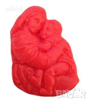 Майка с бебе дете сгушени Дева Мария силиконов молд форма фондан гипс, снимка 1