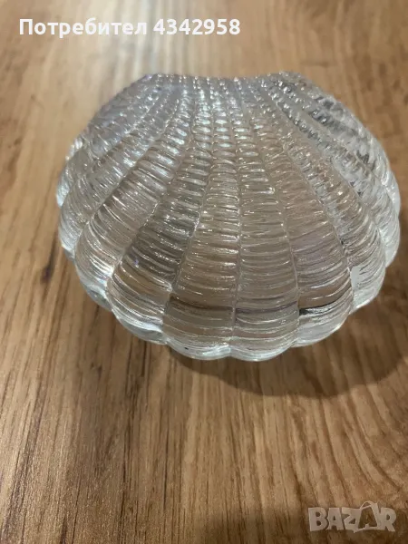 Vintage.Гермария. Стъклена кутия за бижута., снимка 1