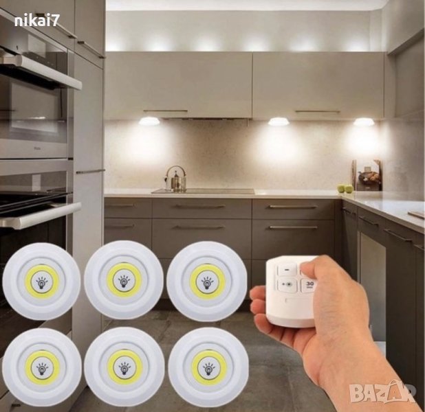 LED лампи 36р безжични с дистанционно управление таймер за Яркос, снимка 1