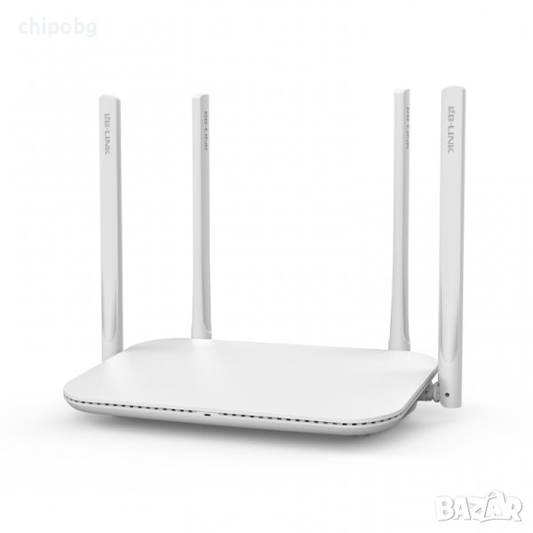 Безжичен рутер LB LINK BL-W1210M, 1200Mbps, Dual-Band, 4 антени, Бял, снимка 1