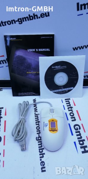 Биометрична мишка  SecuTouch, Fingeprint Mouse USB, снимка 1