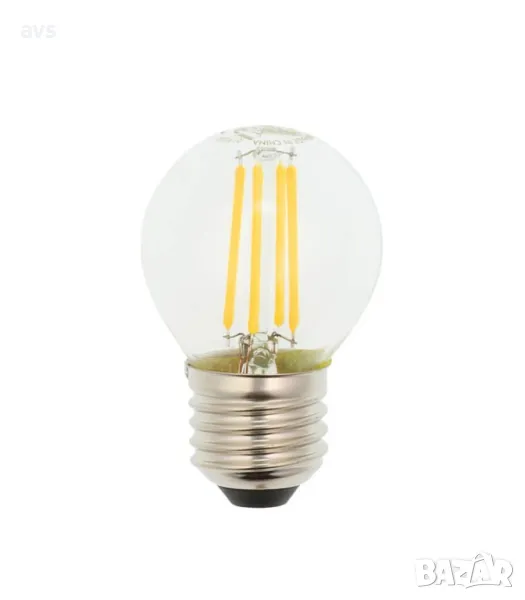 LED крушка 6W G45 2700K филамент VITO E27, снимка 1