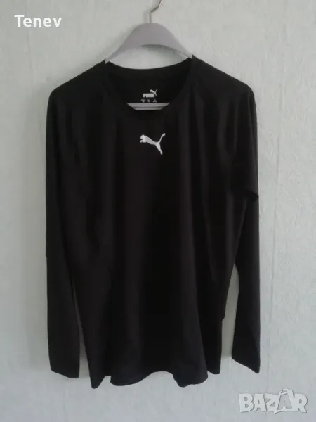 Puma Baselayer Thermoactive оригинална нова черна спортна футболна тениска фланелка блуза XL мъжка , снимка 1