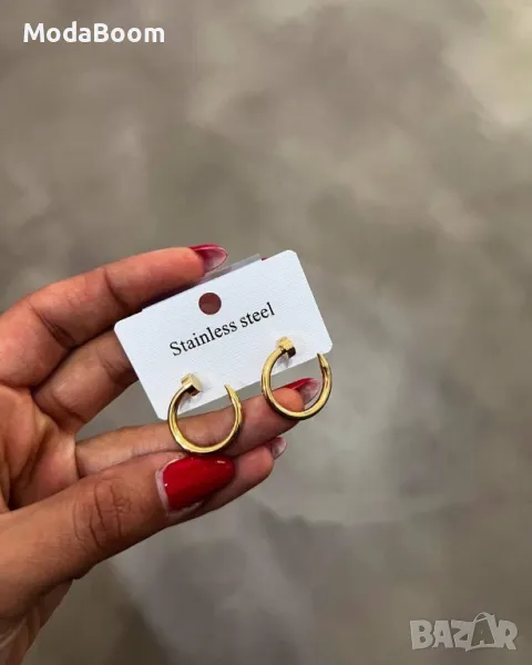 Обеци от медицинска стомана , снимка 1