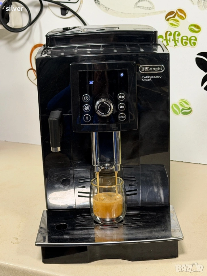 Кафемашина кафе автомат delonghi magnifica smart с гаранция, снимка 1