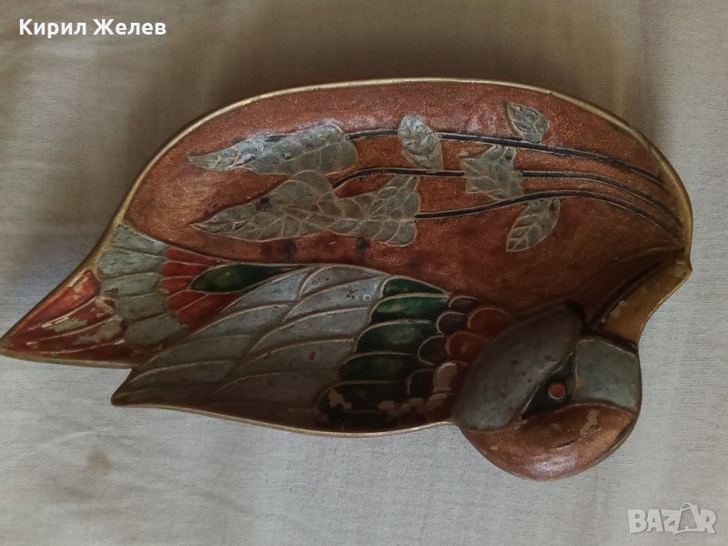 Поднос бронз стар 24516, снимка 1