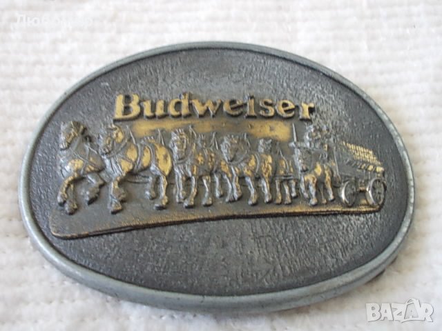 Старинна катарама Budweiser USA, снимка 1