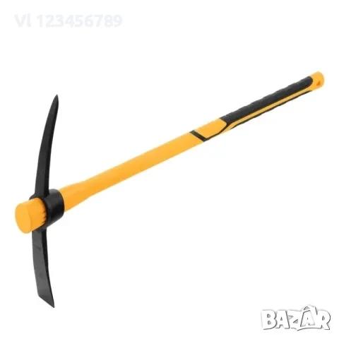 Кирка Denzel, 1500 гр, тясна, дръжка фибростъкло гумирана, 900 мм, снимка 1