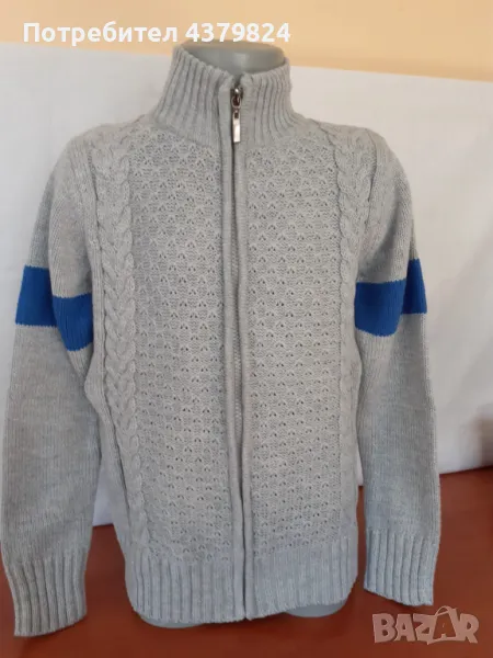Нова детска плетена жилетка за момче , снимка 1