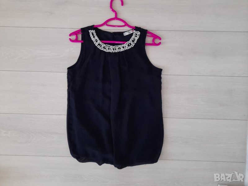 Дамска блуза с перлички, снимка 1