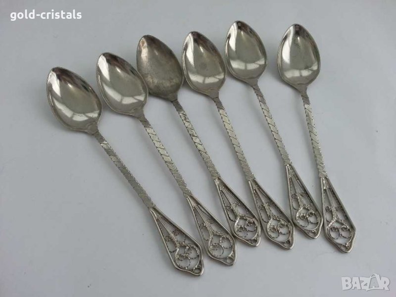  Стари руски лъжички филигран, снимка 1