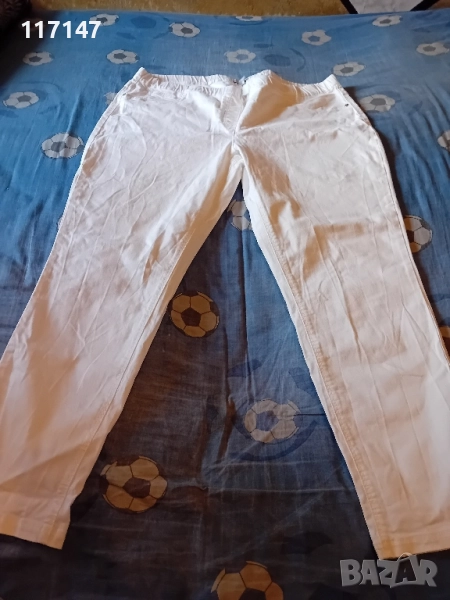 бели дамски макси дънки 3хл, снимка 1