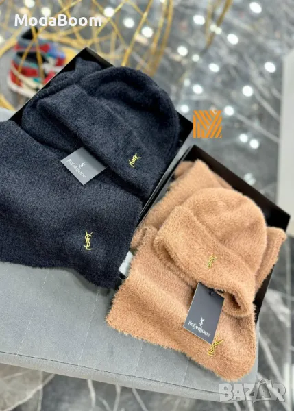 Louis Vuitton дамски комплекти шапка + шал , снимка 1