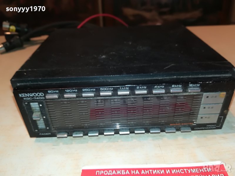 KENWOOD KGC-7400 CAR EQUALIZER-MADE IN JAPAN 3005222139, снимка 1