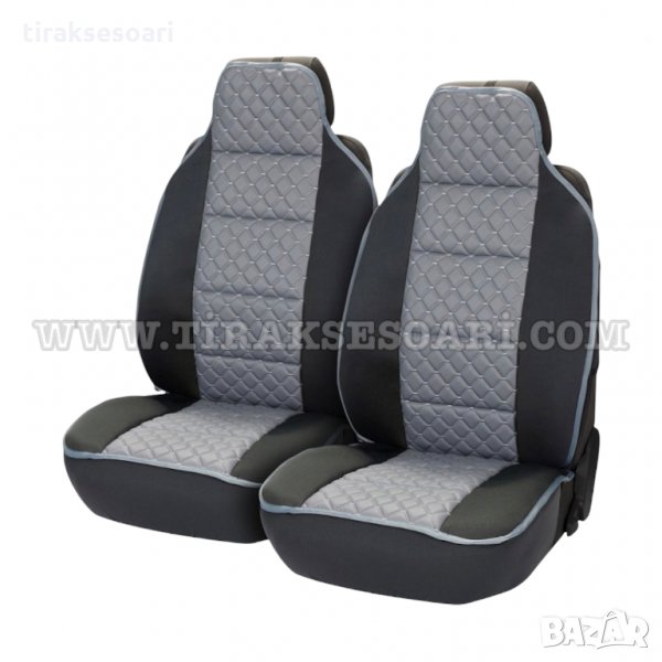 Универсална Сива Тапицерия за седалки за Камиони, Масажори калъфки за камиони, снимка 1