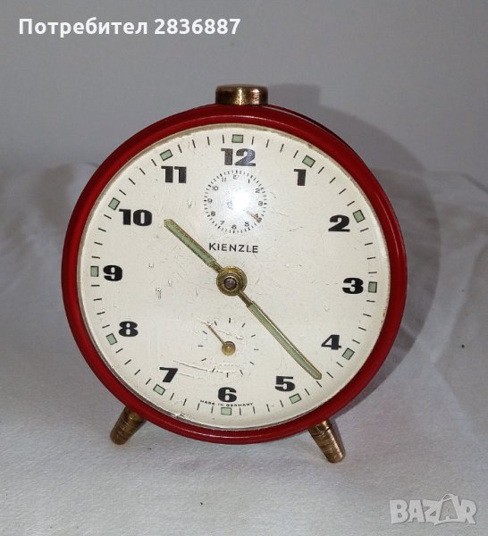 стар механичен будилник Kienzle, снимка 1