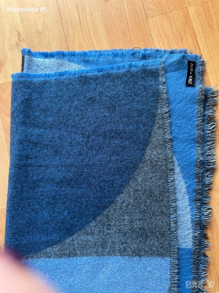 Вълнен шал ZARA, като нов, снимка 1