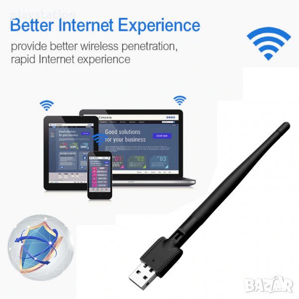 USB Wi-Fi адаптер 150 Mbps, снимка 1