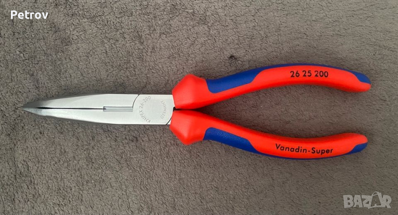 KNIPEX 26 25 200 - MADE IN GERMANY - ЧИСТО НОВИ 200 mm ПРОФЕСИОНАЛНИ полукръгли извити Клещи /GERMAN, снимка 1