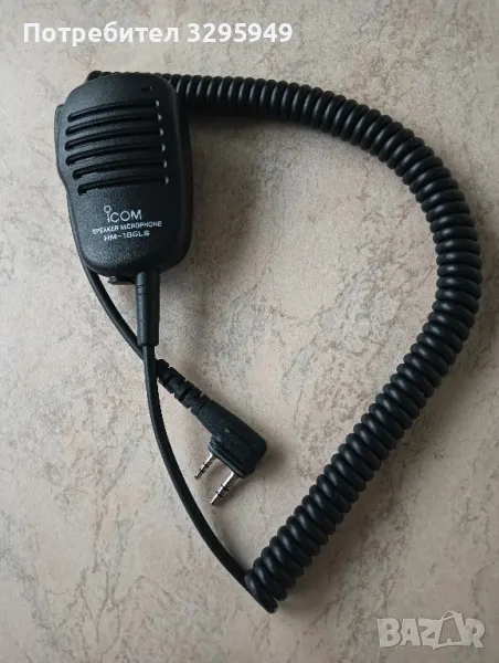 Микрофон модел Icom HM-186LS, снимка 1