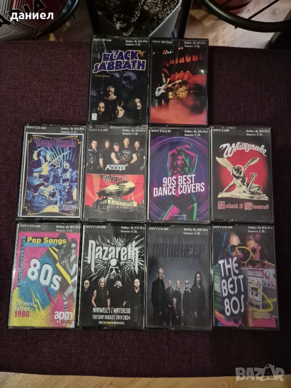 Аудио касети SONY - Deep Purple, Rainbow, Black Sabbath, Whitesnake, ACCEPT, Led Zeppelin,Uriah Heep, снимка 1