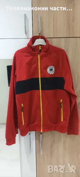 Футболно горнище с цип/анцуг на Германия/немски национален отбор , размер L , отлично състояние, снимка 1