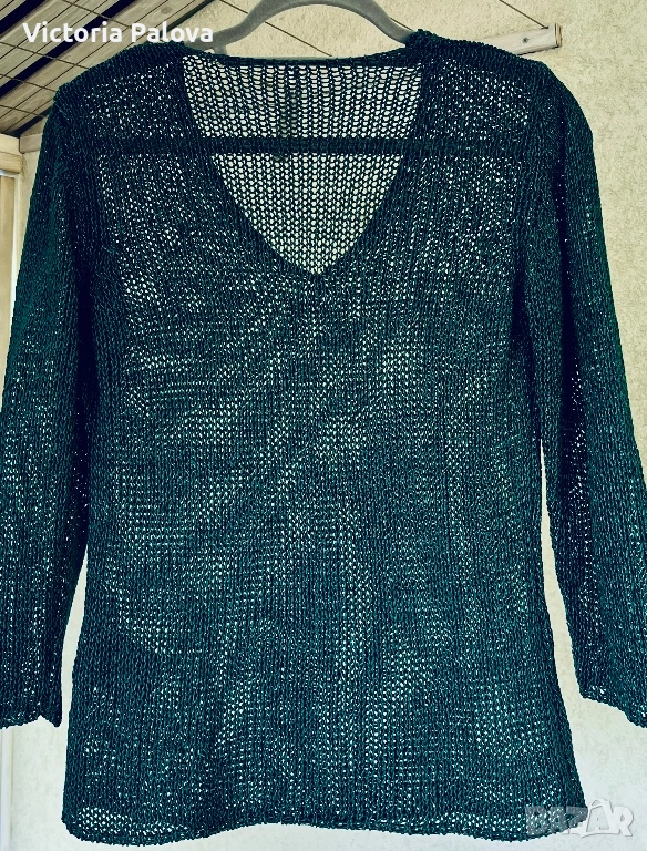 OUI MOMENTS премиум сегмент мрежеста блуза, снимка 1