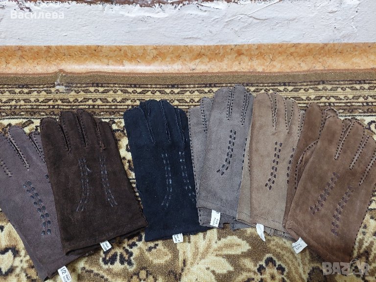 ръкавици естествен велур с дефекти, снимка 1
