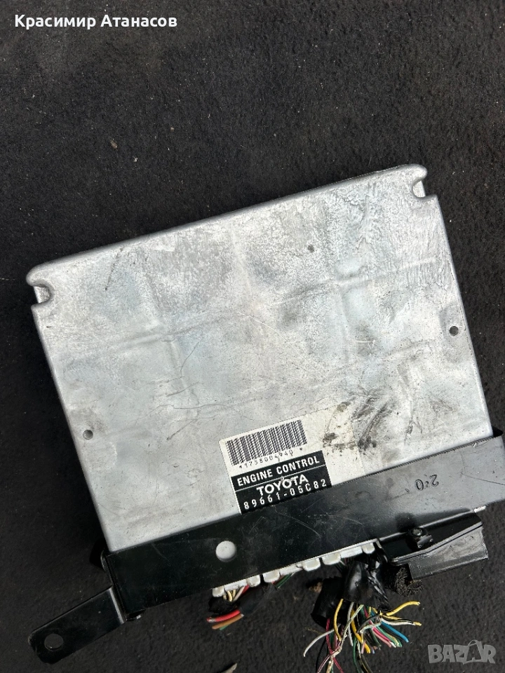 89661-05C82. Компютър двигател за Тойота Авенсис T25. Дизел 2.2 D-4D. 150кс., снимка 1