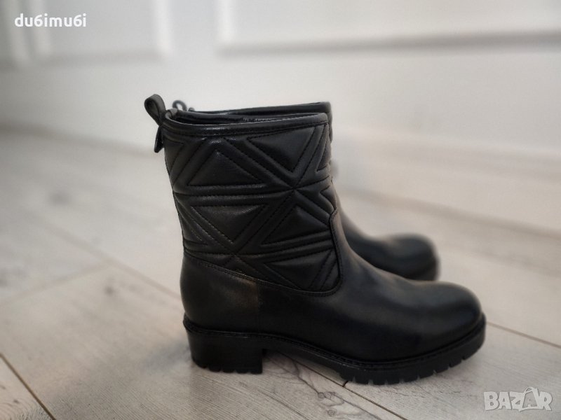 Кожени ниски боти ARMANI, снимка 1