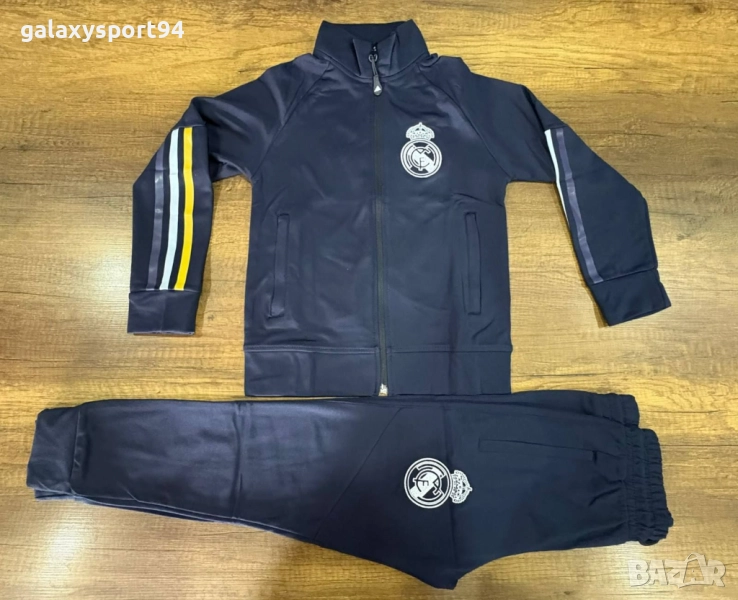 Детски Анцуг Реал Мадрид Черен цвят 2026г Комплект за деца от 5 до 15г, снимка 1
