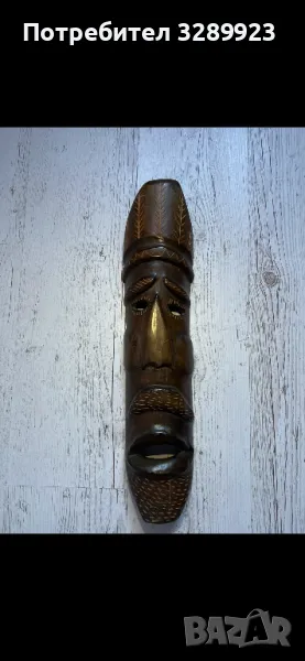 Автентична дървена маска, снимка 1