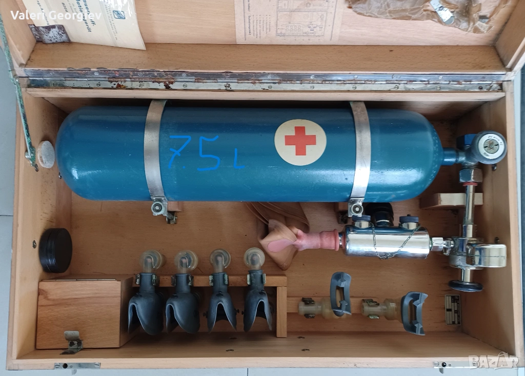 МЕДИЦИНСКА БУТИЛКА ЗА КИСЛОРОДНА ТЕРАПИЯ, снимка 1