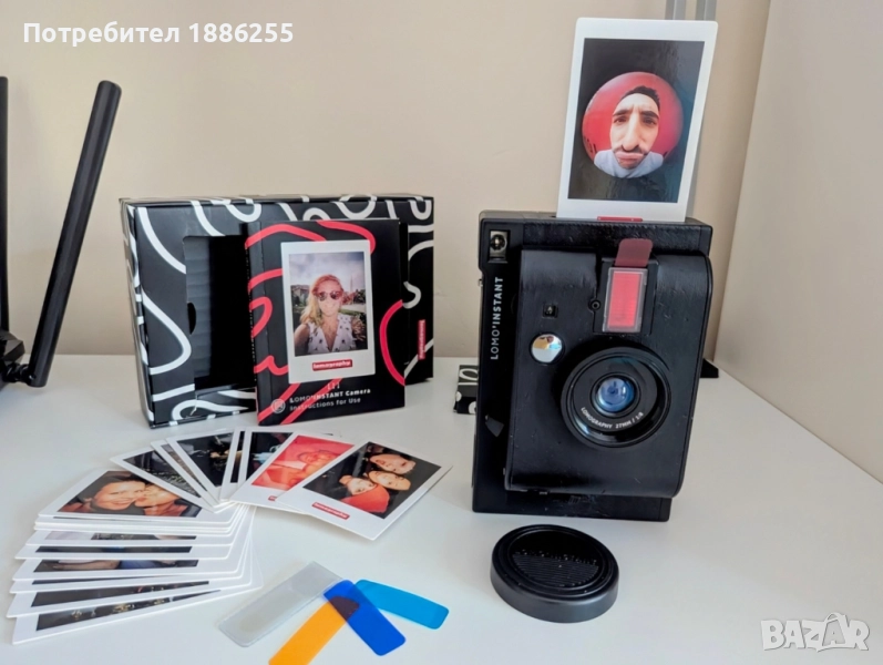 Полароиден моментен Lomo’Instant Mini Black – 100 лв, снимка 1
