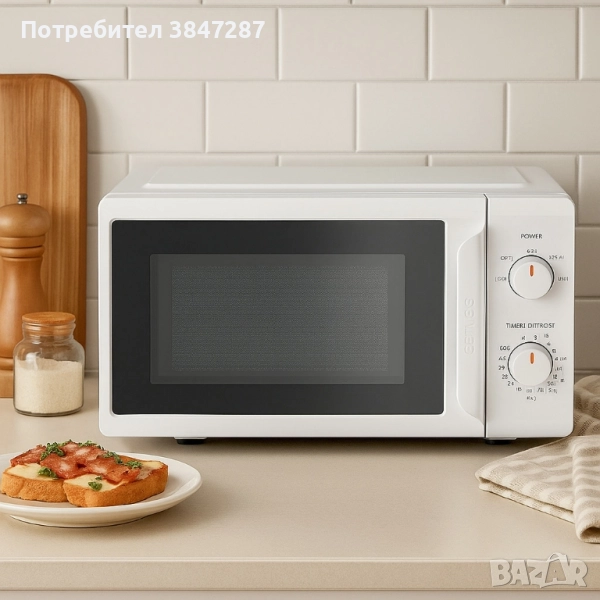 Компактна микровълнова фурна Comfee - 20 литра, 700W и 5 нива на мощност, снимка 1