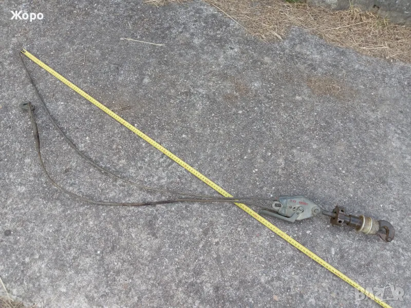 стоманено въже с куки военна авиация СССР 70те, снимка 1