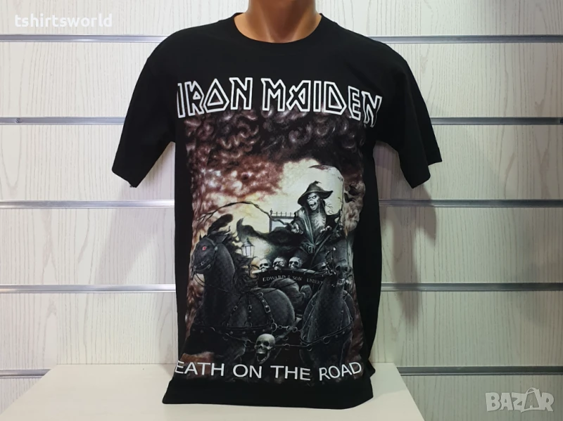 Нова детска тениска на музикалната група IRON MAIDEN - Death on the road, снимка 1