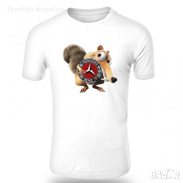 Разпродажба! Мъжка тениска MERCEDES SCRAT, снимка 1