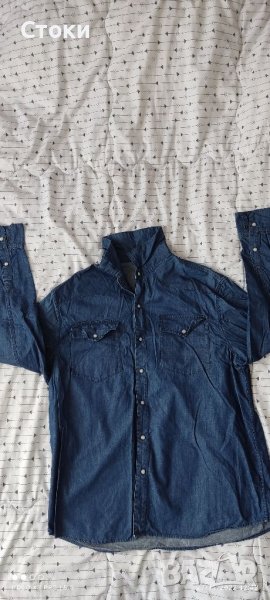Дънкена риза унисекс, снимка 1